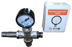 Регулятор давления с манометром на гидропульт