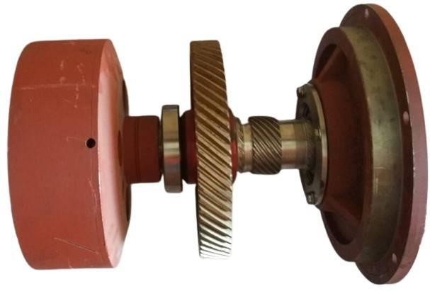 Горизонтальный вал в сборе