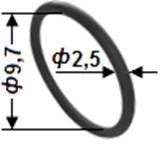 010-014-25 Кольцо резиновое ГОСТ 9833-73 